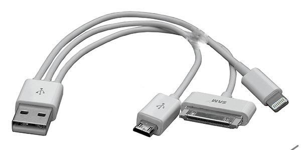 Cablu de date USB A tata - micro USB tata compatibil iPhone 4, iPhone 5