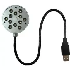 Lampa USB flexibila cu 12 LED-uri