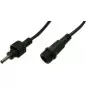 Cablu jack c.c. 1.3 x 3.5 x 10 mm tata - mama protejat la umiditate