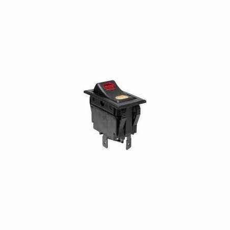Comutator auto cu bec ON-OFF-ON - 12V - 45x25x46mm