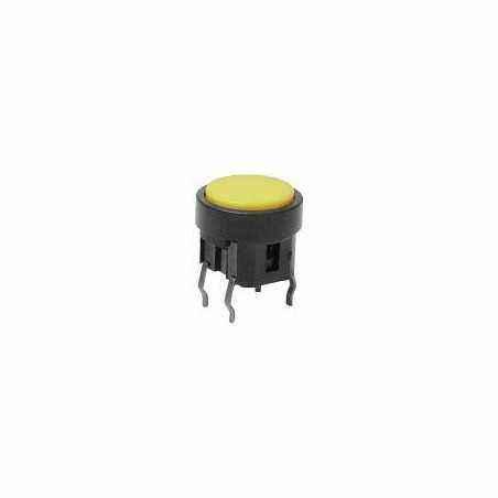 Intrerupator dublu fara retinere ON-OFF - 10x12mm - galben