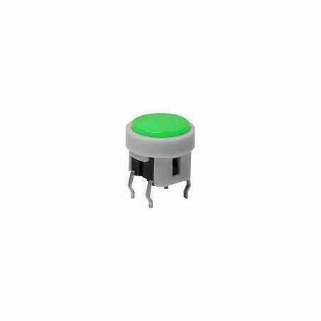 Intrerupator dublu fara retinere ON-OFF - 10x12mm - verde