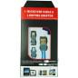 Cablu de alimentare plat USB A tata - micro USB - adaptor compatibil iPhone 5 - 1.5m