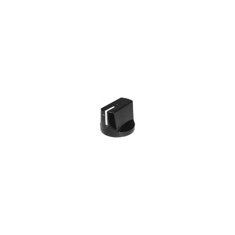 Buton plastic negru - 14x19mm