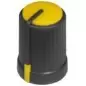 Buton plastic galben - 17x12mm Buton plastic galben - 17x12mm