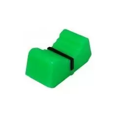 Buton plastic verde - 25x12x11mm
