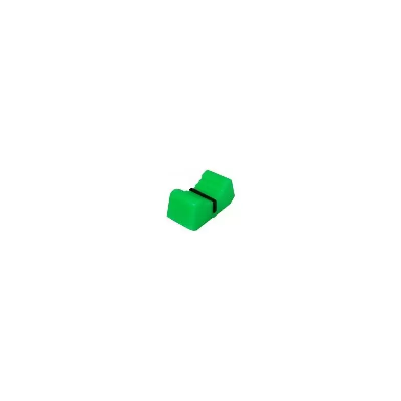 Buton plastic verde - 25x12x11mm