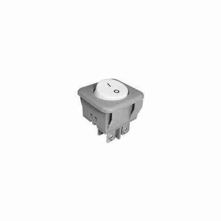 Intrerupator dublu ON-OFF - 16A/250V - 34x30x30 mm - alb