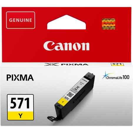 Cartus Cerneala Original Canon Yellow- CLI-571Y- pentru Pixma