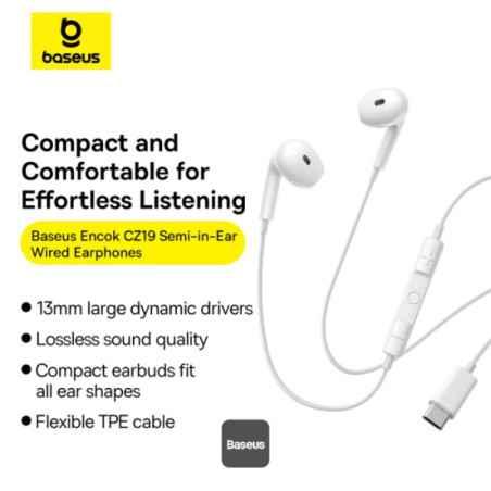 CASTI Baseus Encok CZ19- in ear- pt smartphone-