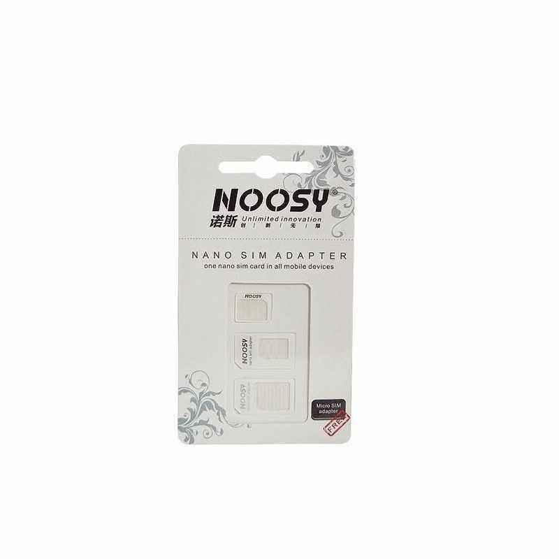 Set adaptor Nano SIM 3 in 1 Noosy Blister