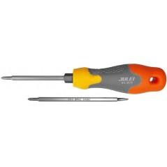 Surubelnita cu tija interschimbabila in cruce PH2/linie 4mm