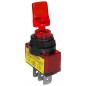 Intrerupator cu bec ON-OFF - 26x18x53 mm - rosu