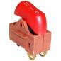 Comutator ON-OFF-ON - 250V/8A - 27x16x33 mm - rosu