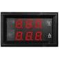 Voltmetru/ampermetru digital cu LED-uri 6 digiti c.c. 100V/0-10A