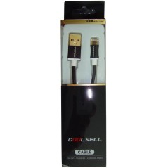 Cablu de alimentare/date USB A tata - compatibil iPhone 5 - lungime 1m