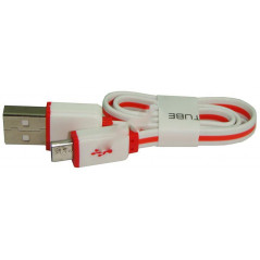 Cablu adaptor plat  alimentare USB A tata - micro USB tata - 30cm