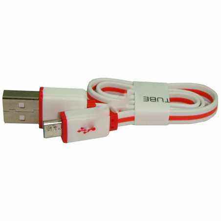 Cablu adaptor plat alimentare USB A tata - micro USB tata - 30cm