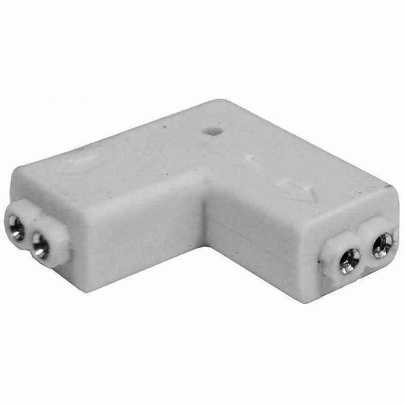 Adaptor 2x2 pini mama 90 grade pentru benzi cu LED-uri Adaptor 2x2 pini mama 90 grade pentru benzi cu LED-uri