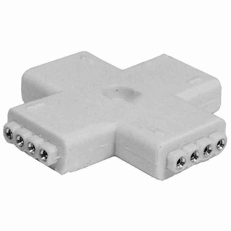 Adaptor 4x4 pini mama in cruce pentru benzi cu LED-uri
