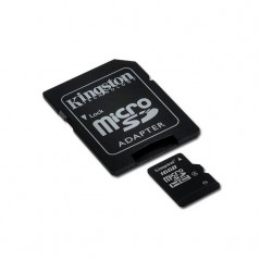 KINGSTON Memory ( flash cards ) 16GB microSDHC Micro SDHC Class 4 with SD adapter