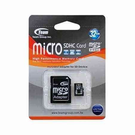TEAM GROUP Memory ( flash cards ) 32GB Micro SDHC Class 4 with adapter minicase