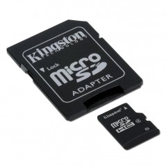 KINGSTON Memory ( flash cards ) 32GB MicroSDHC Micro SDHC Class 4, Plastic with SDHC adapter