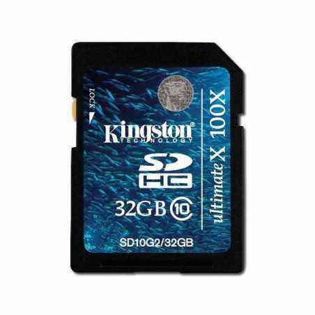 KINGSTON Memory ( flash cards ) 32GB SD Card High Capacity Class 10 Plastic