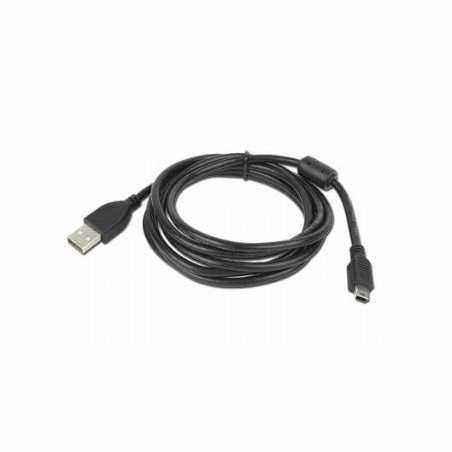 Cablu de date USB tata la mini USB 5PM tata, lungime cablu: 1.8m, Alb, GEMBIRD