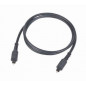 Cablu Audio TOSLINK optic, lungime cablu: 2m, Negru, GEMBIRD