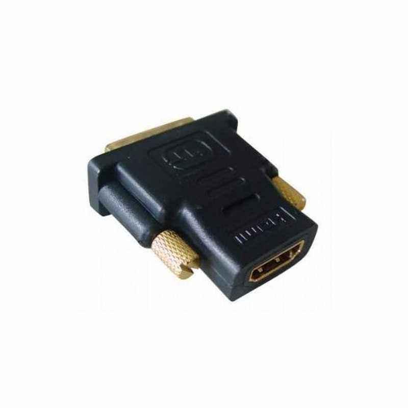 Adaptor HDMI 19 pini la DVI mama-tata Negru GEMBIRD Adaptor HDMI 19 pini la DVI mama-tata Negru GEMBIRD