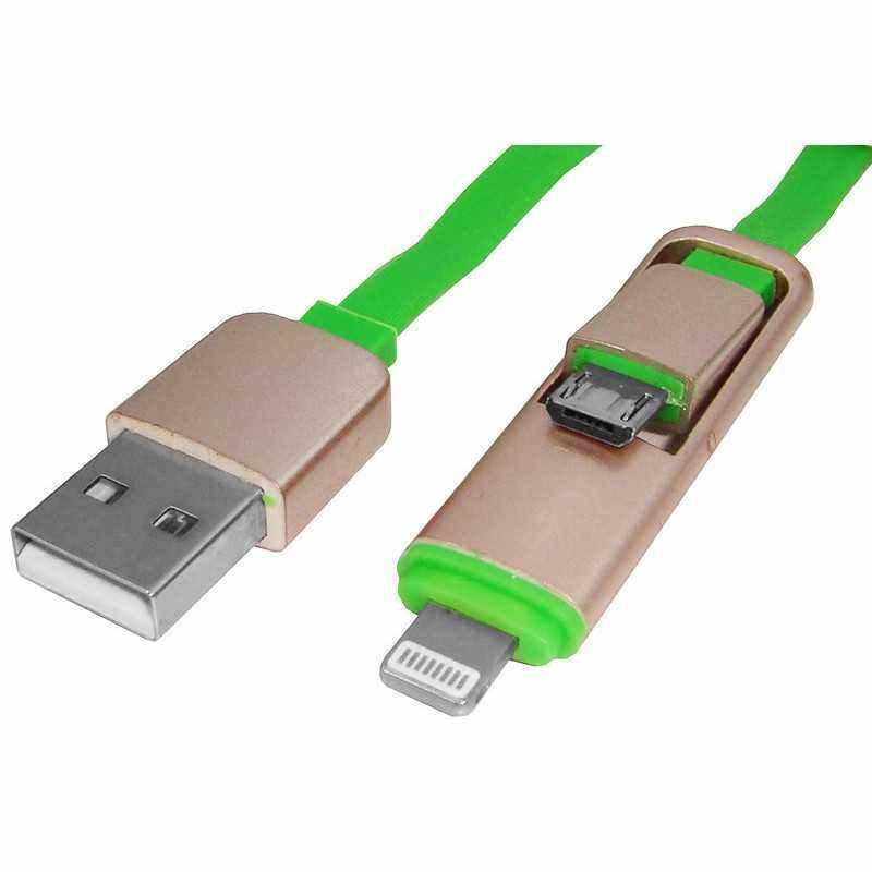 Cablu de alimentare/date USB A tata - micro USB tata/compatibil iPhone 5/6