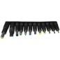 Set 12 conectori curent continuu pentru laptop