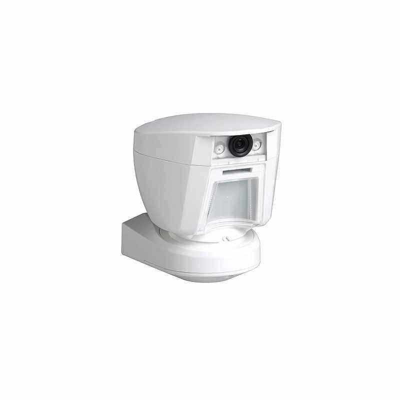 Detector PIR de exterior, wireless (PowerG), cu camera video integrata