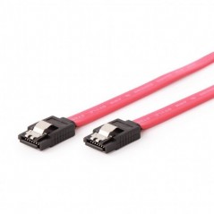 Serial ATA III 50cm data cable bulk packing metal clips Gembird CC-SATAM-DATA