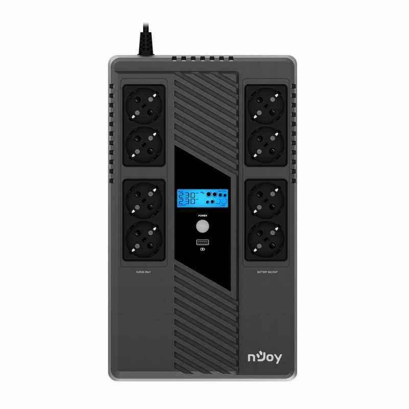 UPS nJoy Token 800 800VA/480W, 8 Prize Schuko, USB Charger