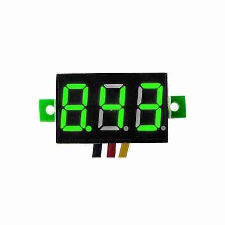 Voltmetru auto cu sursa de alimentare 5V/1A cu mufa de bricheta - 12V-24V c.c.