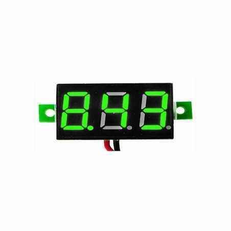 Voltmetru afisaj digital cu led-uri 3 digiti 5…20V c. c. rosu