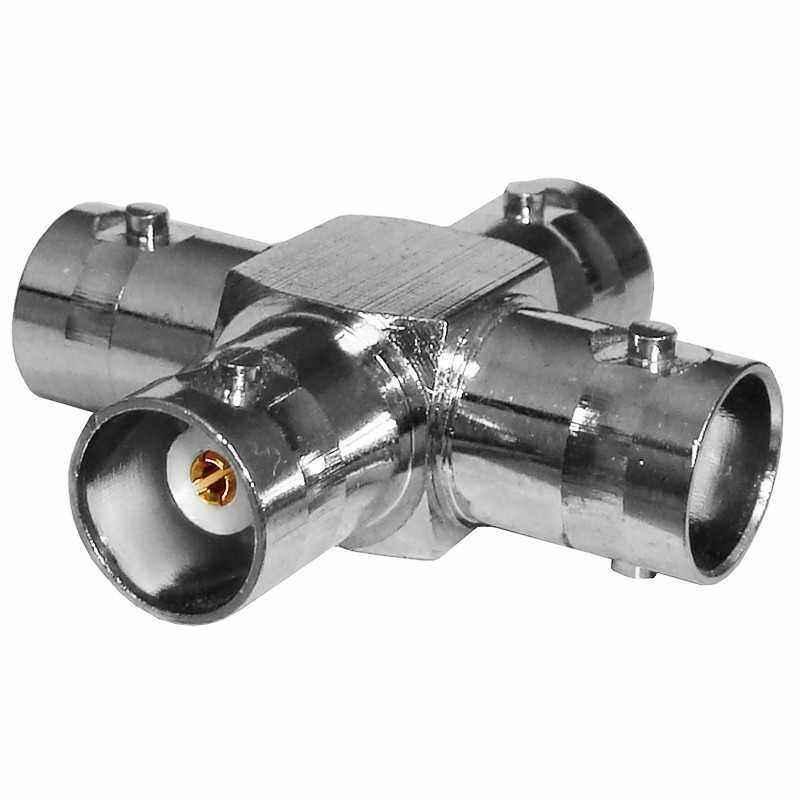 Adaptor BNC mama - 3 x BNC mama (metalic)
