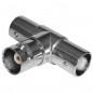 Adaptor BNC mama - 2 x BNC mama (metalic) (T)