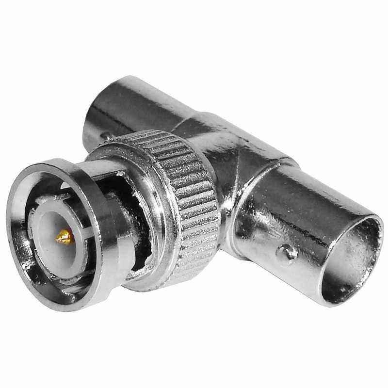 Adaptor BNC tata - 2 x BNC mama (metalic) (T)