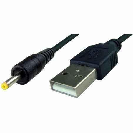 Cablu jack curent continuu 0.8 mm tata - USB A tata - 0.6 m