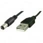 Cablu USB A tata - jack c.c. 2.1x5.5x11 mm tata - 1.5 m