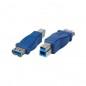 Adaptor USB A 3.0 mama - USB B 3.0 tata Adaptor USB A 3.0 mama - USB B 3.0 tata