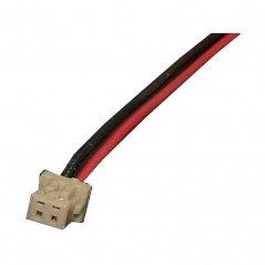 Cablu cu conectori 2 pini mama (DF13 1.25) fir cositorit - 8 cm