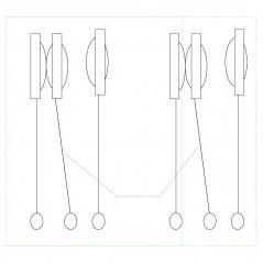 Releu 48V - 5/7A 52x34x34mm - 2p. contacte