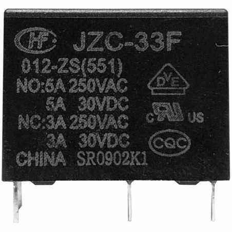 Releu 24V - 5A 20x19x10mm 2 contacte