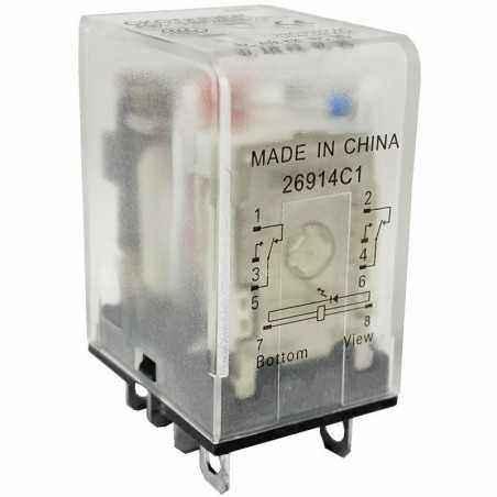 Releu 220V - 10A 42x27x20mm - JQX-13F