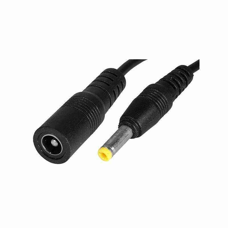 Cablu alimentare jack c.c. 2.1x5.6x10 mama - jack c.c. 0.85x2.3x10 mm tata - 20 cm