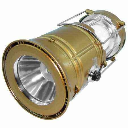 Lampa cu LED-uri cu acumulator si panou solar pentru incarcare